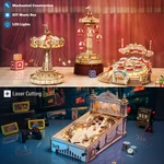 Rokr 4KIT Pinball Parachutetower Swingride Teacup Musicbox 3DWOODPUZZLE Xmasgift New. Price: $46.99.