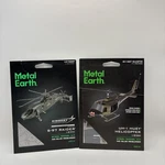 Metal Earth ME1003 UH-1 Huey Helicopter & S-97 Raider- Lot Of 2 New. Price: $15.99.