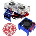 Powerhobby Cooling Fan + Motor Heatsink Dual Twin For Traxxas Slash 4X4 Veli New. Price: $24.44.