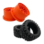 Flmlf All-terrian Rear Tire And Wheel Hub Fit 1/5 Rc Hpi Baja Rv Km 5B 170X80MM New. Price: $65.99.