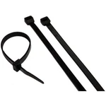 100 Pack Morris 20212 Ultraviolet Black Nylon Cable Ties 18LB 3" - Our Uv New. Price: $9.56.