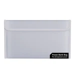 Zoopip Fireproof Explosion-proof Lipo Battery Bag & Power 10.7 6.3 , Silver New. Price: $17.13.