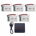 5PCS 3.7V 380MAH Lithium Battery With In Charger For Hubsan X4 H107C New. Price: $24.99.