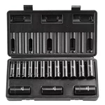 Skyshalo Impact Sockets Set 6 Point Drive Bit Ratchet Tool Kit Case 15 Piece New. Price: $26.99.