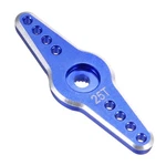 Uxcell Aluminum Servo Horn 25T 21A Blue, 3MM Hole Double Arm For Futaba New. Price: $14.76.