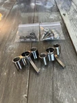 Team Associated Nitro Mgt 8.0 Alloy Crome Hub Axle Carriers 25112 Hardware Used. Price: $43.63.