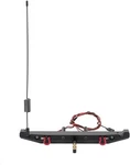 Rc Car Metal Rear Bumper With 2 Led Light Tail Hook For TRX-4 SCX10 Axial Black New. Price: $43.46.