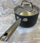 Members Mark 3 Quart Sauce Pan / Pot With Lid Anodized Professional Quality Used. Price: $20.69.