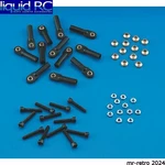 Du-bro 861 Bulk Swivel Ball Links 4-40 New. Price: $29.20.