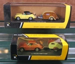 Set Of 2 K-line Kruisers "porsche 356B'S" 1:43 Diecasts W/sleep Coach & Caravan Used. Price: $60.00.