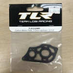 Team Losi Carbon Motor Plate, 3-GEAR Laydown: 22 5.0 TLR332089 New. Price: $22.00.