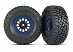 Traxxas 8474X Tires/wheels, Method Racing Blue Beadlocks, Bfgoodrich (2) New. Price: $49.95.