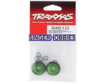 Traxxas 9461G Wheelie Bar Wheels Aluminum Green-anodized 5X8X2.5MM Bearings TRA1 New. Price: $19.95.