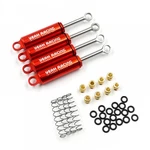 New Yeah Racing TR4M-029RD Aluminum 58MM Internal Shocks Set Red Fits TRX-4M. Price: $26.99.