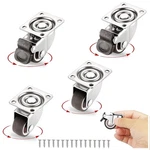 Compact Rubber Base Caster Wheels 1 Inch - Great For Cabinets & Furniture Moves New. Price: $19.77.