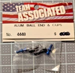 4448 Team Associated Aluminum Blue Ball Ends & Cups (2 Ea) New. Price: $28.99.