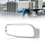 Hpdmauto Chrome Headlight Bezel For Peterbilt 389 Front Right Driver Side New. Price: $100.00.
