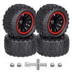 Pre-glued 12MM Hex Rc Truck Wheels And Tires Set For 1/10 Traxxas Stampede Ho... New. Price: $55.73.