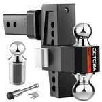 Adjustable Trailer Hitch Ball Mount (fits 2-INCH Receiver) 6" Drop/rise Alu... New. Price: $258.19.