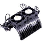 Power Hobby PH1289BLACK Heat Sink W/ Twin Tornado High Speed Fans... New. Price: $21.99.