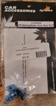 Dynamite DYN8253B Blue Aluminum Steering Arm Set: Mini-lst & Mini-raminator New. Price: $15.00.