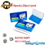 10PKS Dental Orthodontic Metal Self Ligating Braces Roth/mbt 022 Hooks 3/345 Usa New. Price: $299.90.