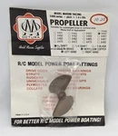 Octura X447 Rc Boat Racing Propeller 3/16 Shaft, Beryllium Copper, Left Hand New. Price: $28.95.