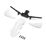Losi 2304 Fender, Handguards & Handle Bars, White: Pm-sm/mx New. Price: $14.99.