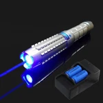 BQ9 450NM Adjustable Focus Blue Flashlght Visible Beam Battery & Charger New. Price: $60.00.