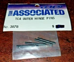Team Associated # 3878 Outer Hinge Pins TC4 New. Price: $5.47.