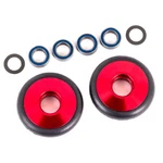 Traxxas 9461R Aluminum Wheelie Bar Wheels Red (2) : Bandit/rustler/stampede New. Price: $19.95.
