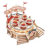 Rokr EA04 Amusement Park Series 3D Wooden Puzzle Tilt-a-whirl Used. Price: $45.00.