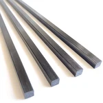 4PCS 6.0MM Square Carbon Fiber Rods 6.0X6.0X420MM,SOLID Tube(pultrusio.... Price: $26.43.