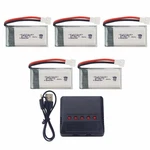 5PCS 3.7V 380MAH Lithium Battery With In Charger For Hubsan X4 H107C New. Price: $21.15.