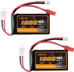 Axial SCX24 Upgraded Battery & Esc Adapter 1200MAH 2S 7.4V 35C-70C Lipo 1/24 New. Price: $44.10.