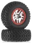 Traxxas 6891 Tire/wheel Assembled Glued Sct Split-spoke Chrome New. Price: $24.95.