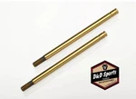 Traxxas 1664T Shock Shafts, Hardened Steel, Titanium Nitride Coated New. Price: $10.00.