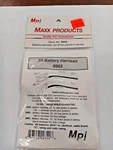 Mpi Maxx #6953 Nip Battery Harness, For Three Packs In Series New. Price: $8.99.