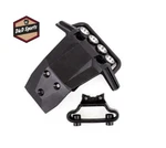 Traxxas 6736X - Bumper Front / Support Fits Rustler 4X4 For Led Installation New. Price: $11.00.