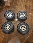 Fit Traxxas TRX-4 High Trail F-150 Ford Canyon Tires 2.2 Satin Mags Wheels K10 New. Price: $47.99.