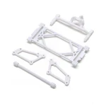 Losi LOS-2404 Front Wing Mount Set, White: 22S Sprint New. Price: $20.24.