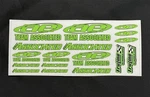 Team Associated R/c Sticker Sheet - Green New. Price: $12.99.