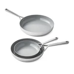 Member's Mark 3-PIECE Modern Tri-ply Fry Pan Set With Ceramic Coating New. Price: $97.54.