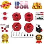 Aluminum 12MM Hex Wheel Hubs For Traxxas 1/10 2WD Slash, Rustler, Stampede,ho... New. Price: $19.19.
