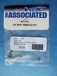 Vintage Team Associated Differential Rebuild Kit RC18T ASC21115 Nip New. Price: $29.00.
