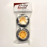 Losi Row Rear Wheels & Tires Mounted Orange (2) For Mini Jrxt 1/16 LOS41031 New. Price: $21.50.