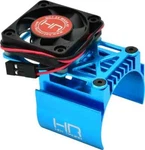 MH550T16 Hot Racing Clip-on Motor Heat Sink W/ Fan And Adj. Mount (tamiya Blue) New. Price: $10.00.