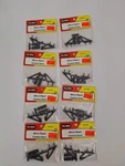 Lot Of 8: Dubro #936 Micro Razor Control Horn 2 Per Pack, New Old Stock. Price: $49.99.