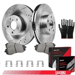 Front Disc Brake Rotors Pads Subaru Forester Legacy Outback Impreza New. Price: $77.99.
