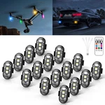16 Pods Wireless Led Strobe Lights Remote Control 8 Colors Usb Rechargeble Lamps New. Price: $37.59.